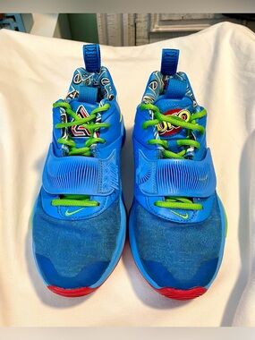 NIKE Zoom Freak 3 NRG - Blue/Green [DC9363-400] UNO - Kids Size 4.5 - Colorful